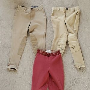 Set of Kids Tuffrider Riding pants